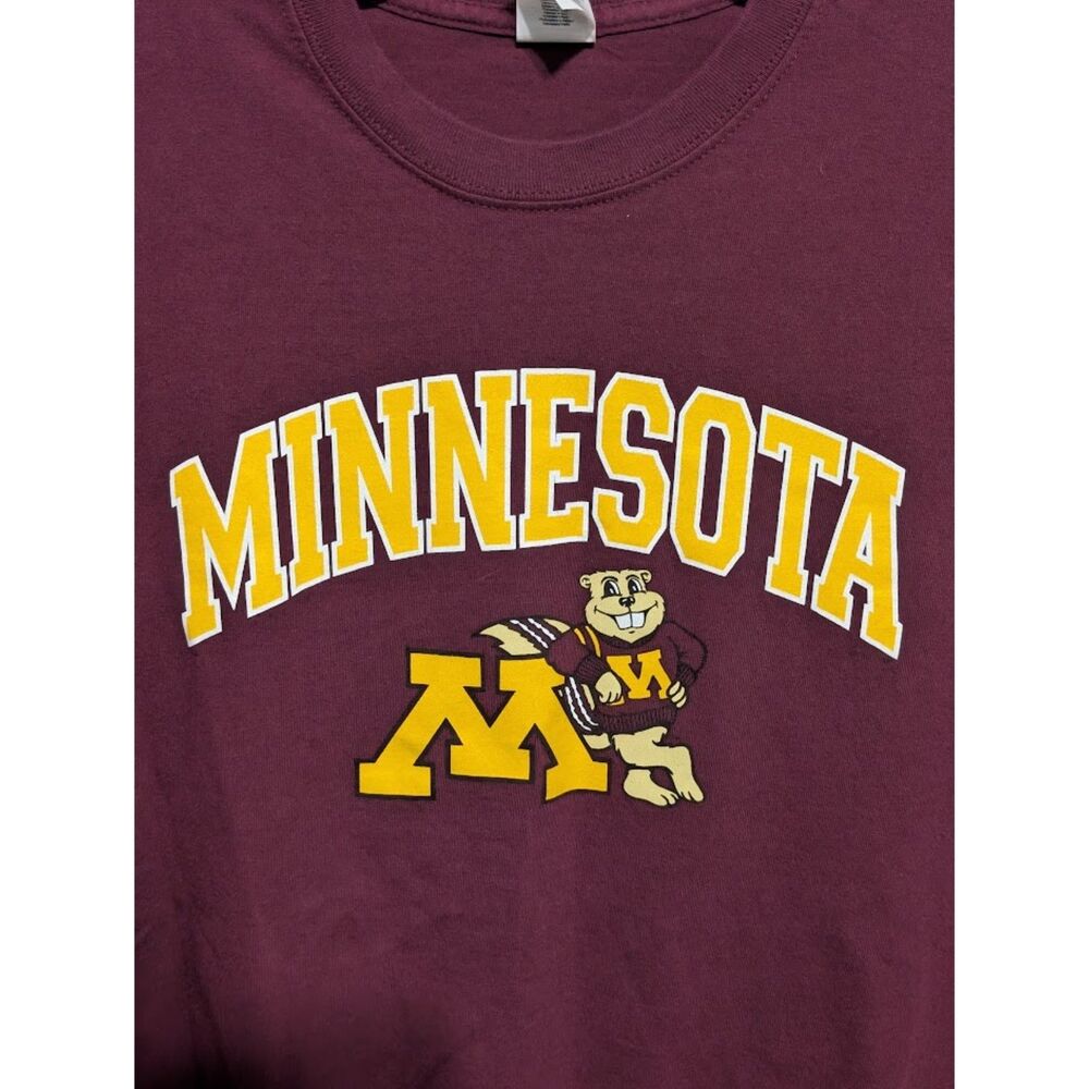 Minnesota Gophers College T-Shirts Bundle Marron and Gray Size XL - Picture 3 of 13